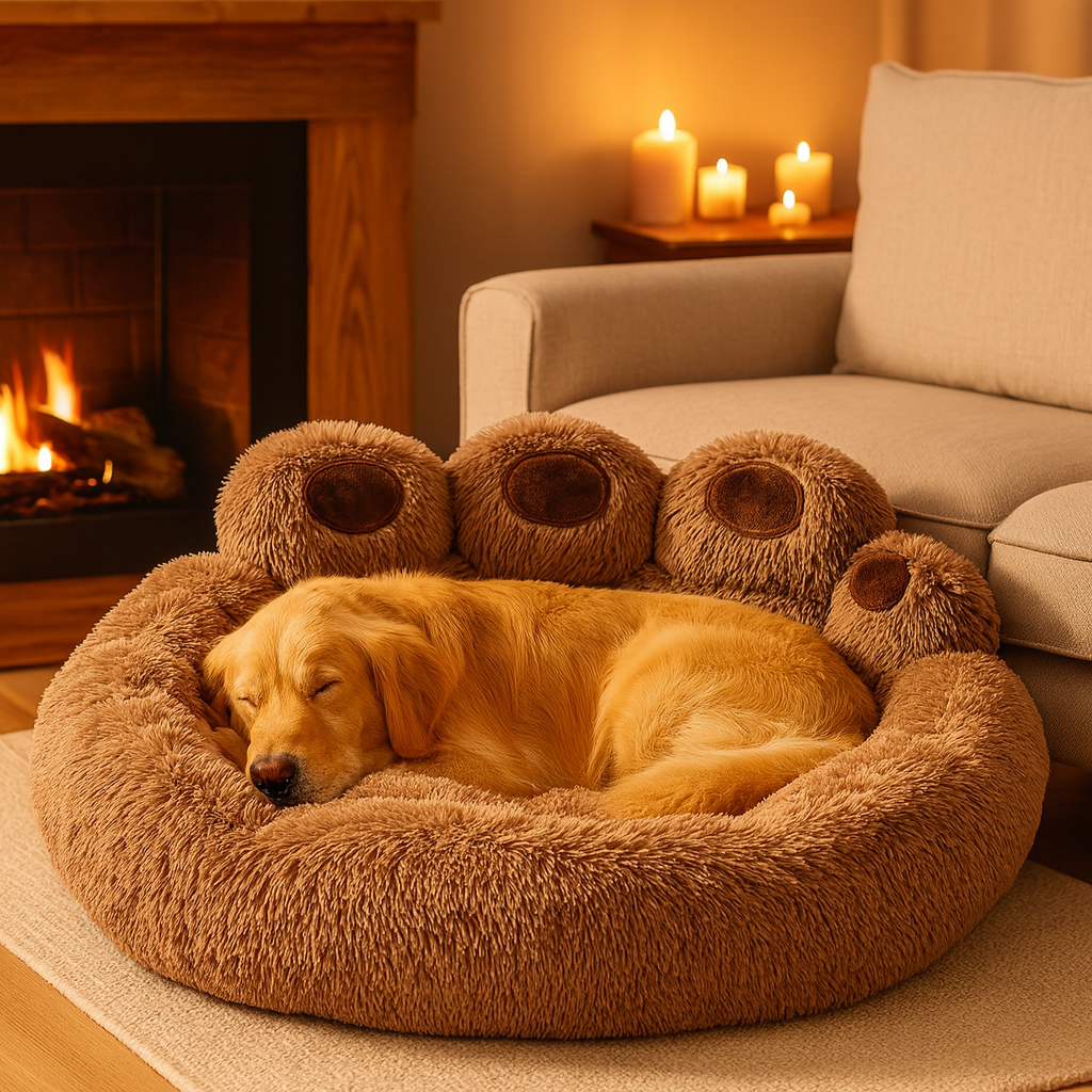 Lit en Peluche Confortable pour Chiens & Chats